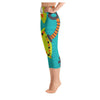 Timmy Colorful Print Women's Yoga Capris Legging