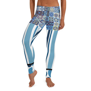 The Blue Alameda Colorful Design Women's Leggings