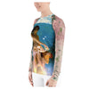 Mother Moon Brightly Colored Printed Rashguard