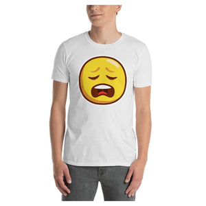 Wah-Wah Face Emoji Colored Printed T-Shirt