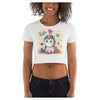 Hello Heidi Unicorn Colorful Printed Women's Crop T-Shirt