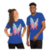 Hidey-Ho Butterfly Side-seamed Fit Unisex T-Shirt