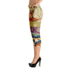 The Picnic Colorful Print Women's Capris Legging