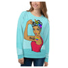 Prideful Rosie All Over Print Unisex Sweatshirt