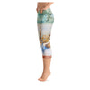 Bluebell Fairy Colorful Print Women's Capris Legging