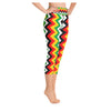 One Love Ziggy Colorful Print Women's Yoga Capris Legging