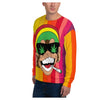 Feel the Rasta Rainbow All-Over Printed Unisex Sweatshirt