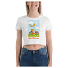 Road Warrior Cotton Side Seamed Women's Crop T-Shirt