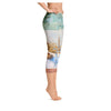 Bluebell Fairy Colorful Print Women's Capris Legging