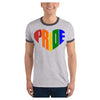 Semi-Fitted Pride Ringer Men's T-Shirt