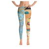 Floral Flapper Girl Colorful Design Women's Leggings
