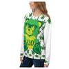 Green Bear All Over Print Unisex Sweatshirt