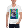 Bully for You Colorful Print V-Neck Unisex T-Shirt