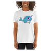 Dolphin Unicorn Colored Printed T-Shirt