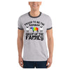 Rainbow Sheep Ringer Cotton T-Shirt