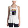 Relaxed Fit Gay AF Racerback Women's Tank