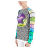 All That Glitters Brightly Colored Printed Women's Rash Guard