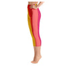 Rasta Rainbow Colorful Print Women's Yoga Capris Legging