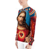 Jesus of Nazareth Brightly Colored Printed Women's Rash Guard