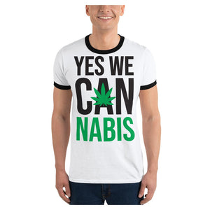 Yes We Can Ringer Looser Fit Unisex T-Shirt