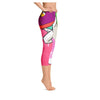 Flyboy Dab Unicorn Colorful Print Women's Capris Legging
