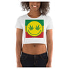 Yabba Dabba Do Cotton Side Seamed Women's Crop T-Shirt