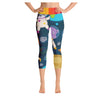 Space Animal Colorful Print Women's Yoga Capris Legging