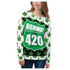 Green Highway All Over Print Unisex Sweatshirt