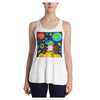 Space Crocodile Racerback Women's Tank