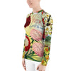 Country Estate Brightly Colored Printed Women's Rash Guard