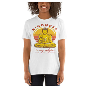 Mantra of Buddha Colored Printed T-Shirt