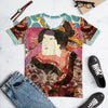Onna Bugeisha Super T-Shirt with Printed Colorful Design