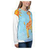 Springboard Giraffe All-Over Printed Unisex Sweatshirt