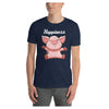 Happy Pig Cotton Unisex T-Shirt