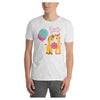 Giraffes in Love Colored Printed T-Shirt