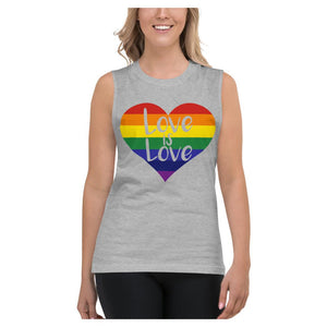 Love is Love Muscle Women's Shirt