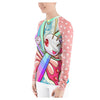 Hidey-Ho Butterfly Brightly Colored Printed Rashguard