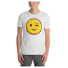 Wink-Wink Emoji Colored Printed T-Shirt