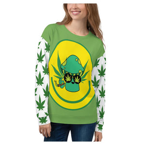 Magic Jah Mushroom All Over Print Unisex Sweatshirt