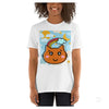 Rainbow Cat Colored Printed T-Shirt