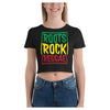 Roots Rock Reggae Crop Women's T-Shirt