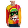 Feel the Rasta Rainbow All-Over Printed Unisex Sweatshirt