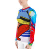 Relax Go To It! Brightly Colored Printed Women's Rash Guard