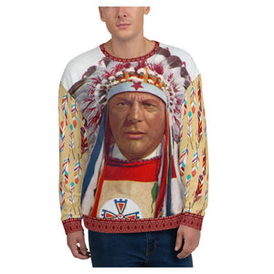 Power to the Chief All-Over Printed Unisex Sweatshirt