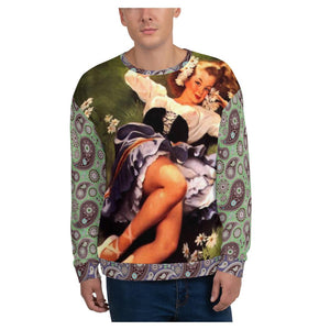 Afternoon Delight All-Over Printed Unisex Sweatshirt