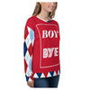 Boy Bye Patriot All-Over Printed Unisex Sweatshirt