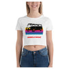 Mobile Home Colorful Printed Women's Crop Top Shirt