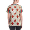 Star Spangled AOP Cotton Fabric T-Shirt