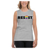 RESIST Muscle Women's Shirt with Printed Design