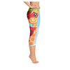 Super Giraffe Colorful Print Women's Capris Legging